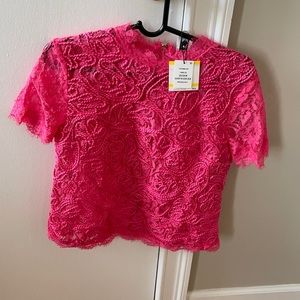 Hot Pink Lace Top!💕
